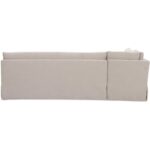 Fable Slipcover Dining Banquette L-Shape BeigeÂ  100.5In OA-1068-34 OA 1068 34 Fable back shadsilo