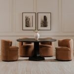 Dane Swivel Dining Chair Heritage Pink OA-1074-33 OA 1074 33 00