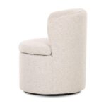 Dane Swivel Dining Chair Oatmeal OA-1074-34 OA 1074 34 Dane side left shadsilo