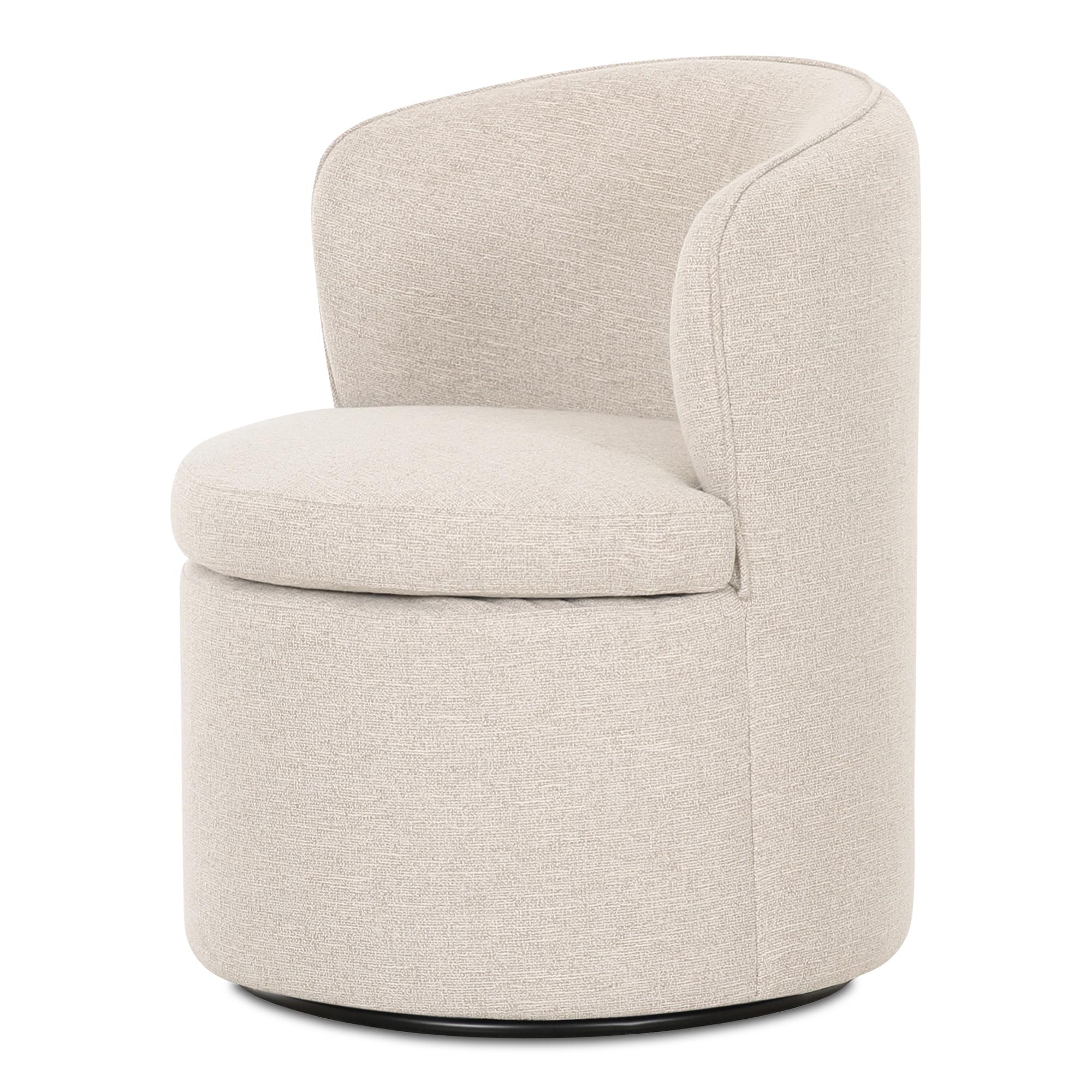 Dane Swivel Dining Chair Oatmeal 3 Dane Swivel Dining Chair Oatmeal - Image 3