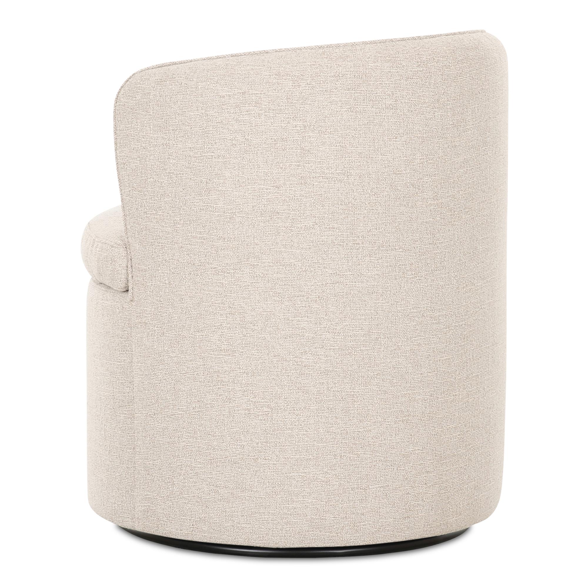 Dane Swivel Dining Chair Oatmeal 2 Dane Swivel Dining Chair Oatmeal - Image 2