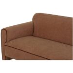 Leo Sofa Light Brown OA-1076-21 OA 1076 21 Leo closeup shadsilo