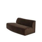 Naomi Convex Sofa Dark Brown OA-1093-20 OA 1093 20 Naomi diagL shadsilo