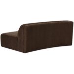 Naomi Convex Sofa Dark Brown OA-1093-20 OA 1093 20 Naomi diagR back shadsilo
