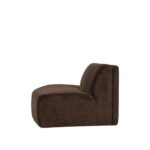 Naomi Convex Sofa Dark Brown OA-1093-20 OA 1093 20 Naomi side left shadsilo