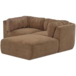 Matina Nook Modular Sectional Taupe OA-1105-39 OA 1105 39 Matina diagL shadsilo
