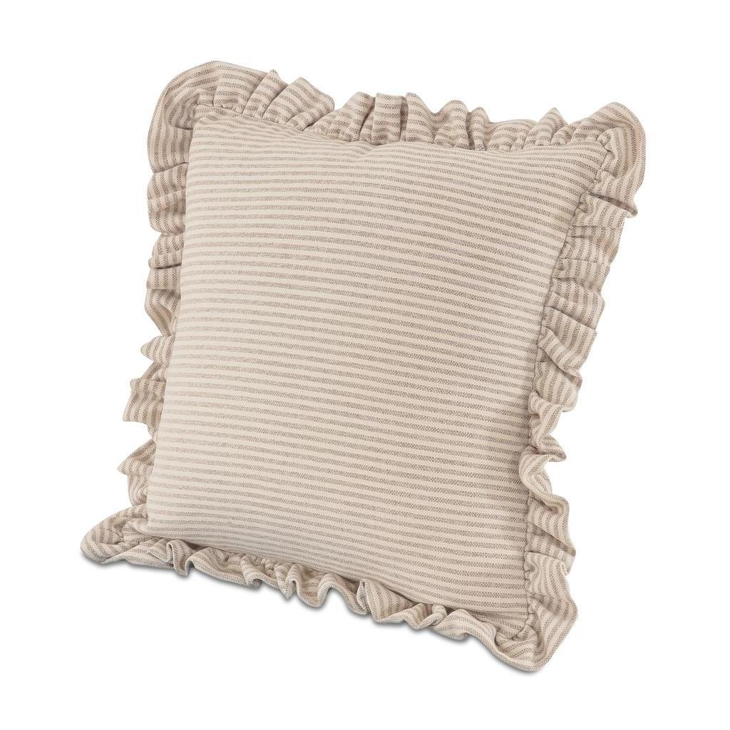 Betty 20 Inch Cushion Beige Stripe 2 Betty 20 Inch Cushion Beige Stripe - Image 2