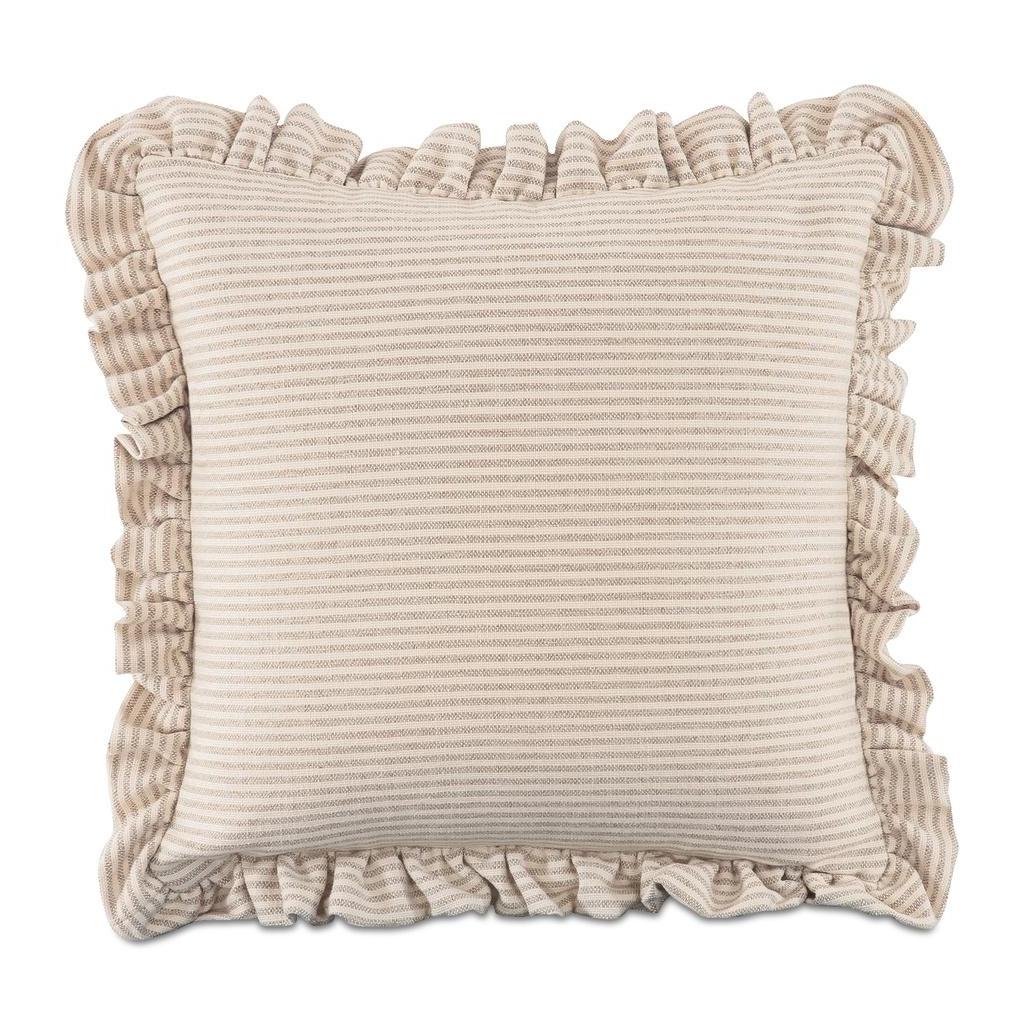 Betty 20 Inch Cushion Beige Stripe 1 Betty 20 Inch Cushion Beige Stripe