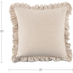 Betty 25 Inch Cushion Beige Stripe 11 Betty 25 Inch Cushion Beige Stripe - Image 6