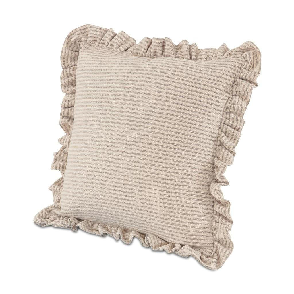 Betty 25 Inch Cushion Beige Stripe 3 Betty 25 Inch Cushion Beige Stripe - Image 3