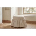 Heidi Storage Ottoman Beige Stripe OA-1112-34 OA 1112 34 12