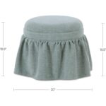 Heidi Storage Ottoman Light Blue OA-1112-45 OA 1112 45 70 dim