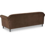 Harmony Sofa Dark Brown Faux Mohair 14 Harmony Sofa Dark Brown Faux Mohair - Image 6