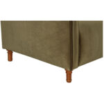 Harmony Sofa Dark Green Faux Mohair 12 Harmony Sofa Dark Green Faux Mohair - Image 5