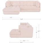 Mischa Sectional Light Beige OA-1116-34-L-0 OA 1116 34 L 0 70 dim