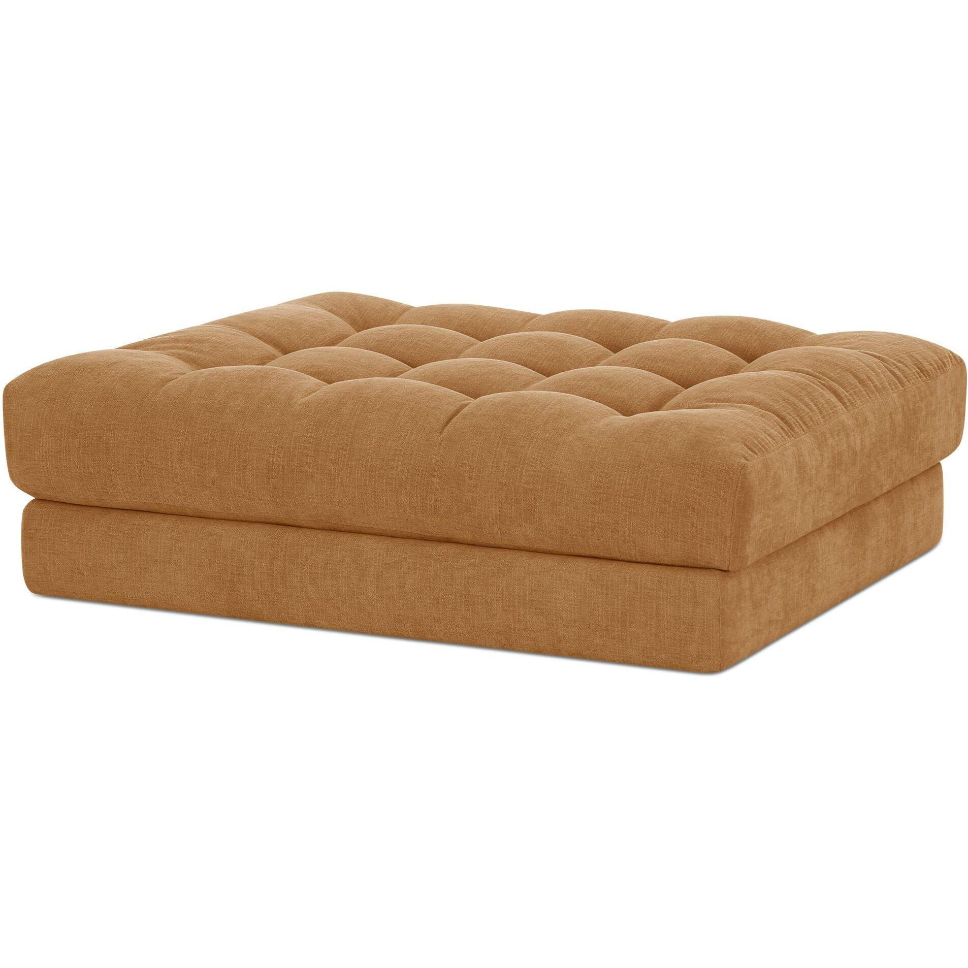 Davie Ottoman Golden Yellow 4 Davie Ottoman Golden Yellow - Image 4