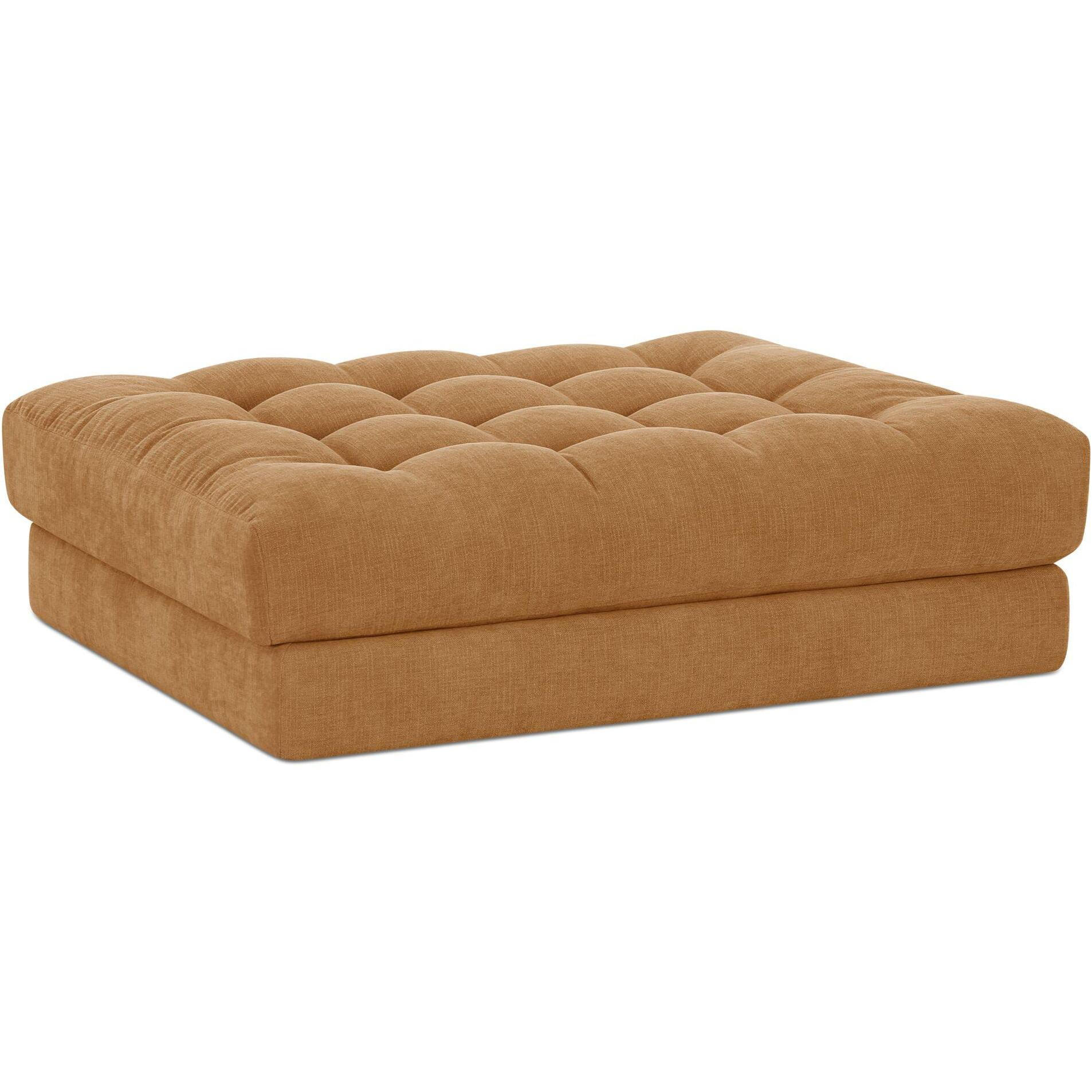 Davie Ottoman Golden Yellow 3 Davie Ottoman Golden Yellow - Image 3