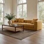 Davie Modular Sofa Golden Yellow OA-1129-09 OA 1129 09 10