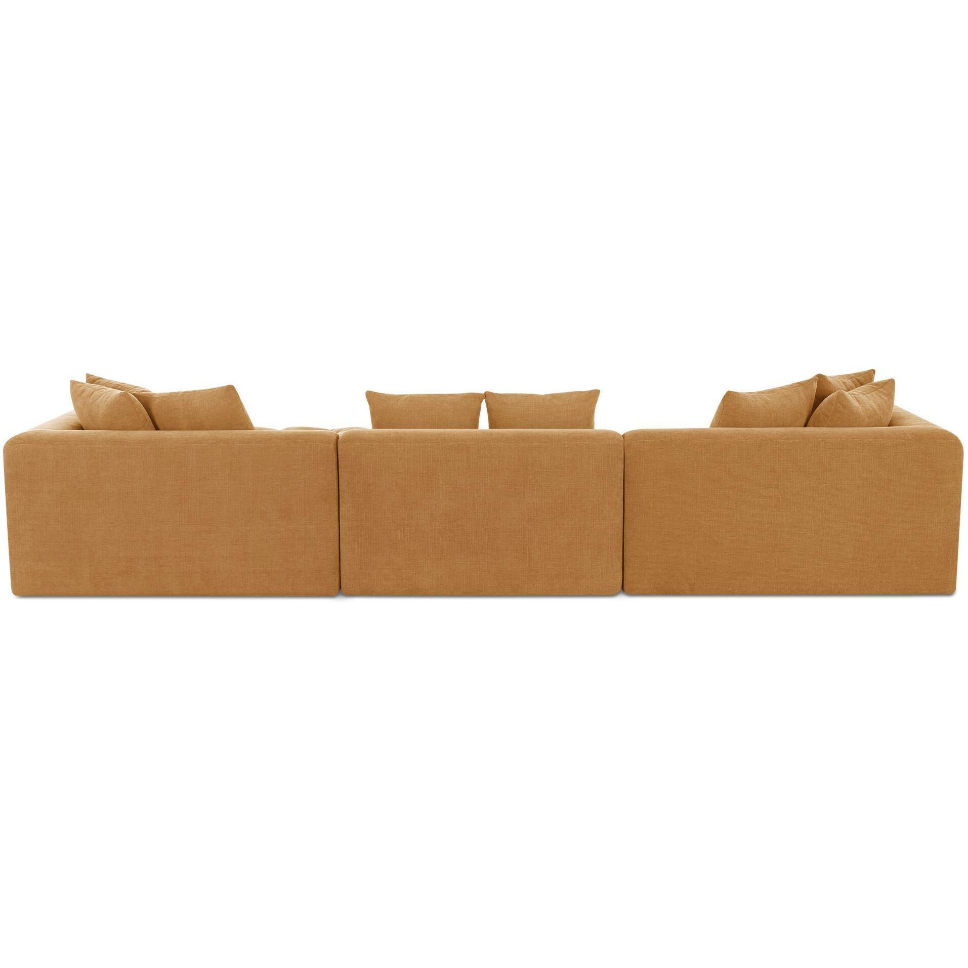 Davie Lounge Modular Sectional Golden Yellow 5 Davie Lounge Modular Sectional Golden Yellow - Image 5