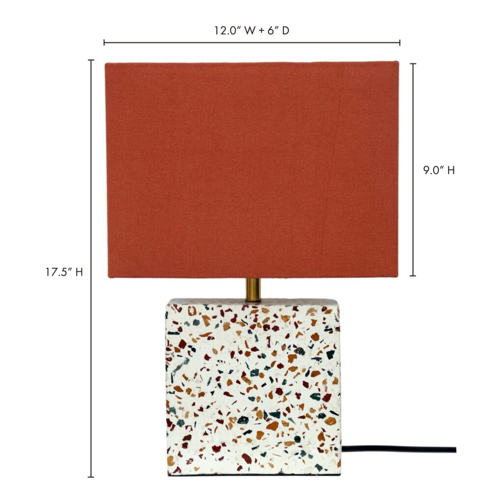 Terrazzo Square Table Lamp - Image 3