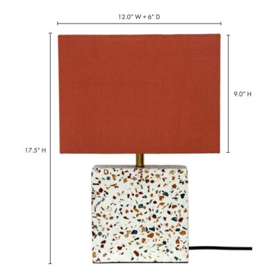 Terrazzo Square Table Lamp OD-1008-37 OD 1008 37 70