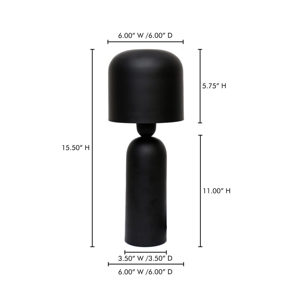 Echo Table Lamp Black - Image 11