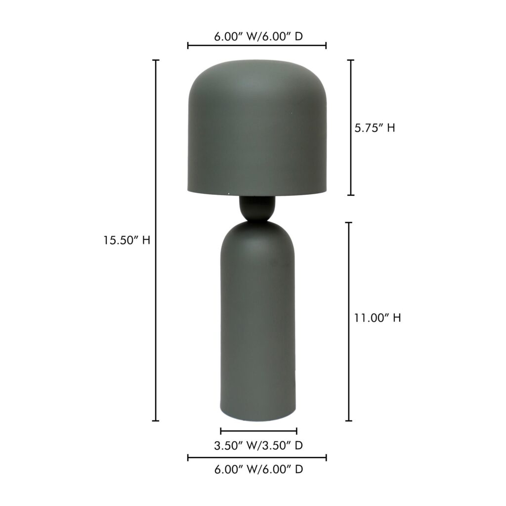 Echo Table Lamp Green - Image 9