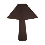 Gigi Table Lamp Dark Brown OD-1032-20 OD 1032 20 Gigi side right shadsilo
