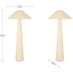 Gigi Floor Lamp Cream 9 Gigi Floor Lamp Cream - Image 5