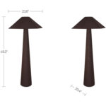 Gigi Floor Lamp Dark Brown 9 Gigi Floor Lamp Dark Brown - Image 5