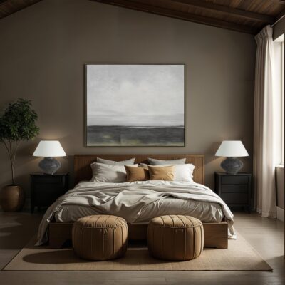 Cielo Hand-Painted Canvas Art