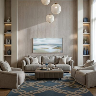 Marbleau Hand-Painted Canvas Art