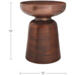 Arthur Accent Table Antique Copper OT-1003-42 OT 1003 42 70