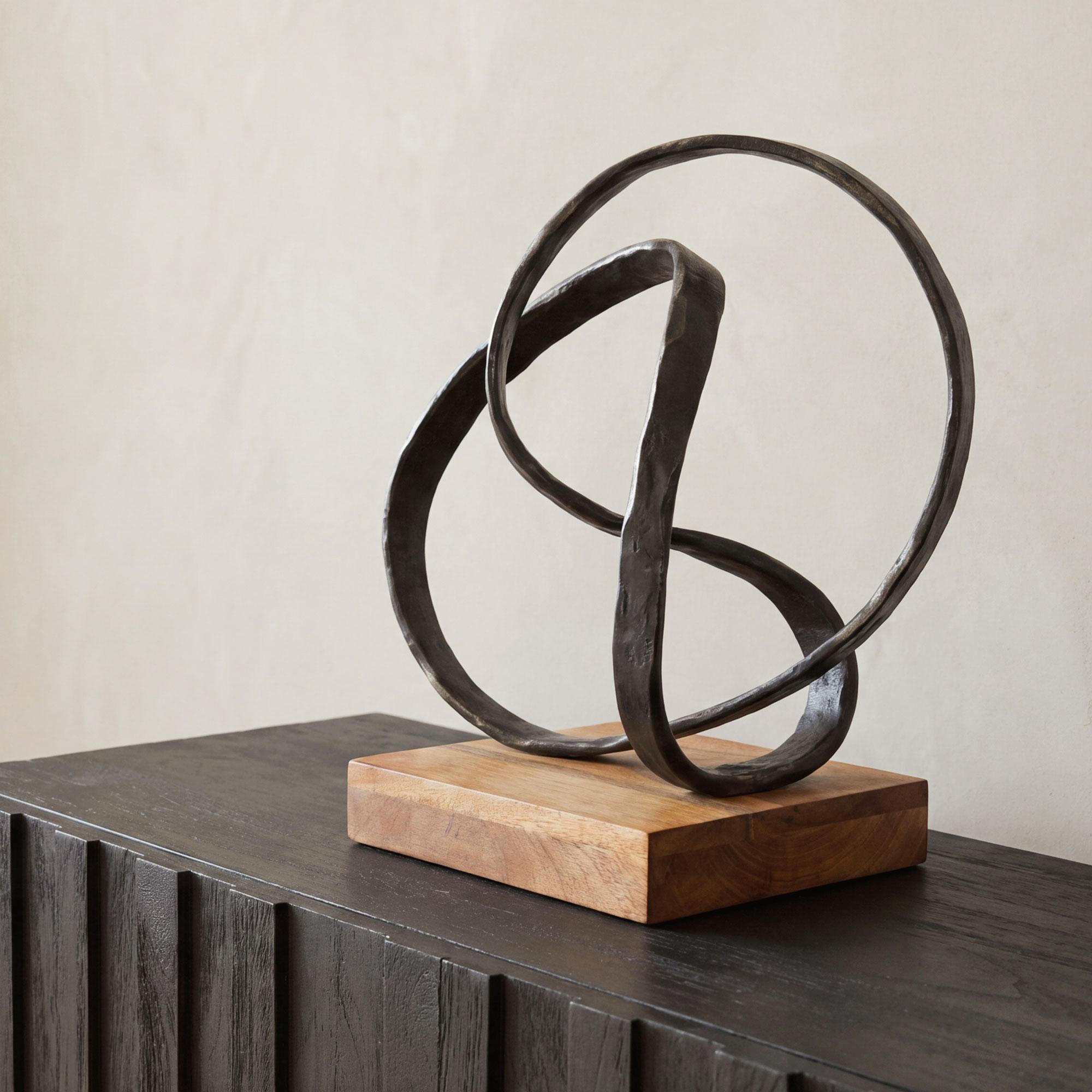 Lida Cast Aluminum Sculpture 4 Lida Cast Aluminum Sculpture - Image 4