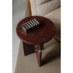Grace Accent Table Rosso Levante Marble 10 Grace Accent Table Rosso Levante Marble PJ-1021-06 PJ 1021 06 13