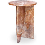 Grace Accent Table Orange Levante Marble 10 Grace Accent Table Orange Levante Marble - Image 3