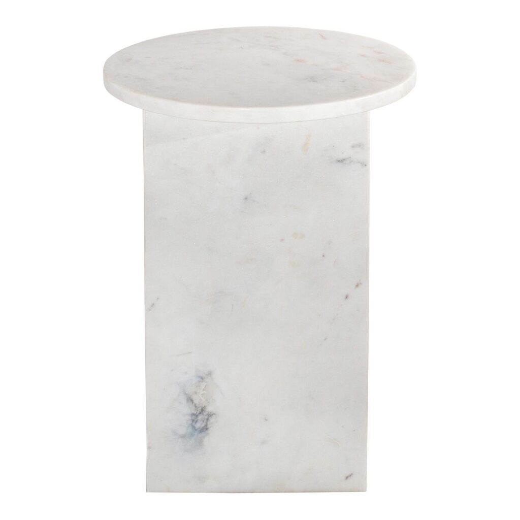 Grace Accent Table White Marble - Image 2