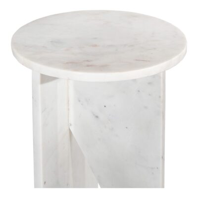 Grace Accent Table White Marble PJ-1021-18 PJ 1021 18 04