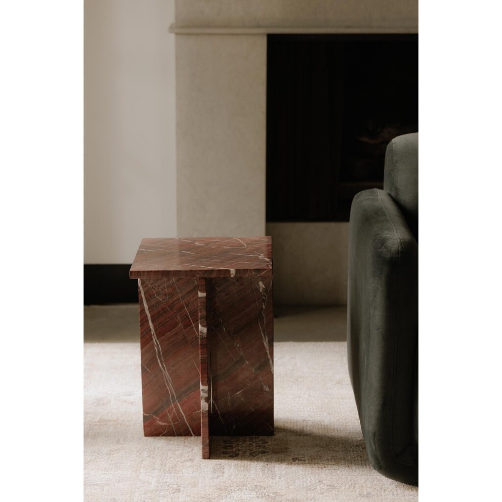 Blair Accent Table Ross Levanto Marble - Image 7