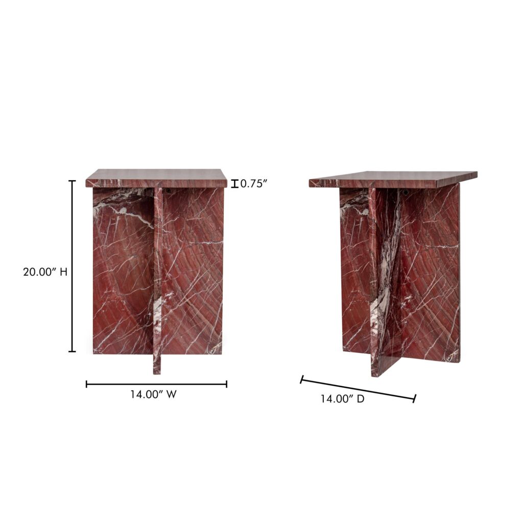 Blair Accent Table Ross Levanto Marble - Image 8