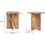 Blair Accent Table Golden Forest Marble 17 Blair Accent Table Golden Forest Marble PJ-1024-32 PJ 1024 32 70