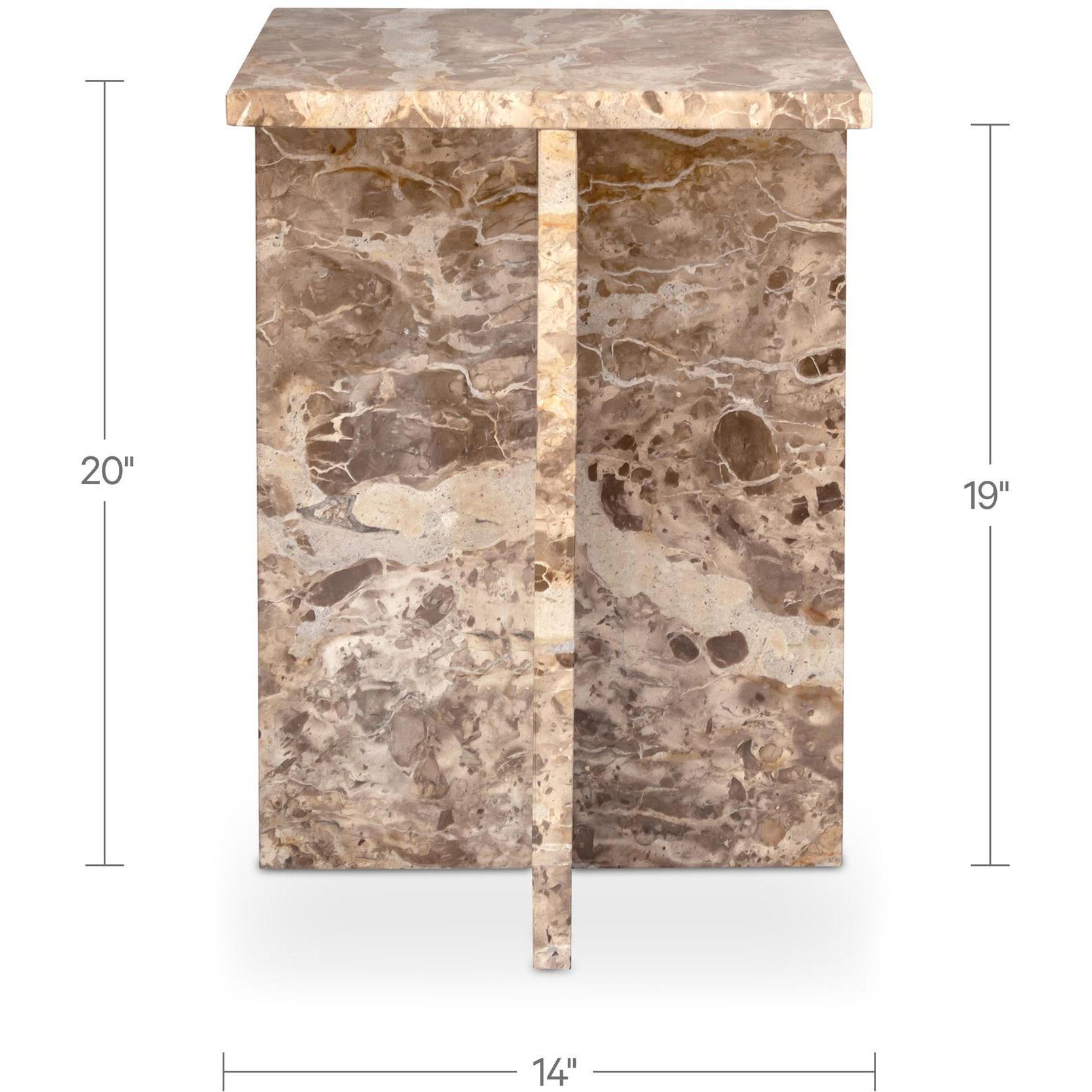 Blair Accent Table Panther Marble 3 Blair Accent Table Panther Marble - Image 3