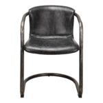 Freeman Dining Chair Onyx Black Leather (Set of 2) 11 Freeman Dining Chair Onyx Black Leather (Set of 2) PK-1059-02 PK 1059 02