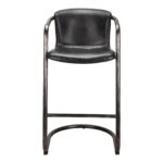 Freeman Barstool Onyx Black Leather (Set of 2) 8 Freeman Barstool Onyx Black Leather (Set of 2) PK-1060-02 PK 1060 02