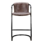 Freeman Barstool Grazed Brown Leather (Set of 2) 8 Freeman Barstool Grazed Brown Leather (Set of 2) PK-1060-03 PK 1060 03
