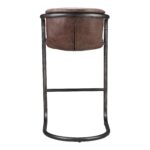 Freeman Barstool Grazed Brown Leather (Set of 2) 10 Freeman Barstool Grazed Brown Leather (Set of 2) PK-1060-03 PK 1060 03 02