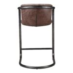 Freeman Counter Stool Grazed Brown Leather (Set of 2) 10 Freeman Counter Stool Grazed Brown Leather (Set of 2) PK-1061-03 PK 1061 03 02