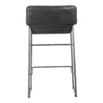 Starlet Counter Stool Onyx Black Leather (Set of 2) 18 Starlet Counter Stool Onyx Black Leather (Set of 2) PK-1106-02 PK 1106 02 03