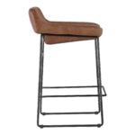 Starlet Counter Stool Open Road Brown Leather (Set of 2) 16 Starlet Counter Stool Open Road Brown Leather (Set of 2) PK-1106-14 PK 1106 14 02