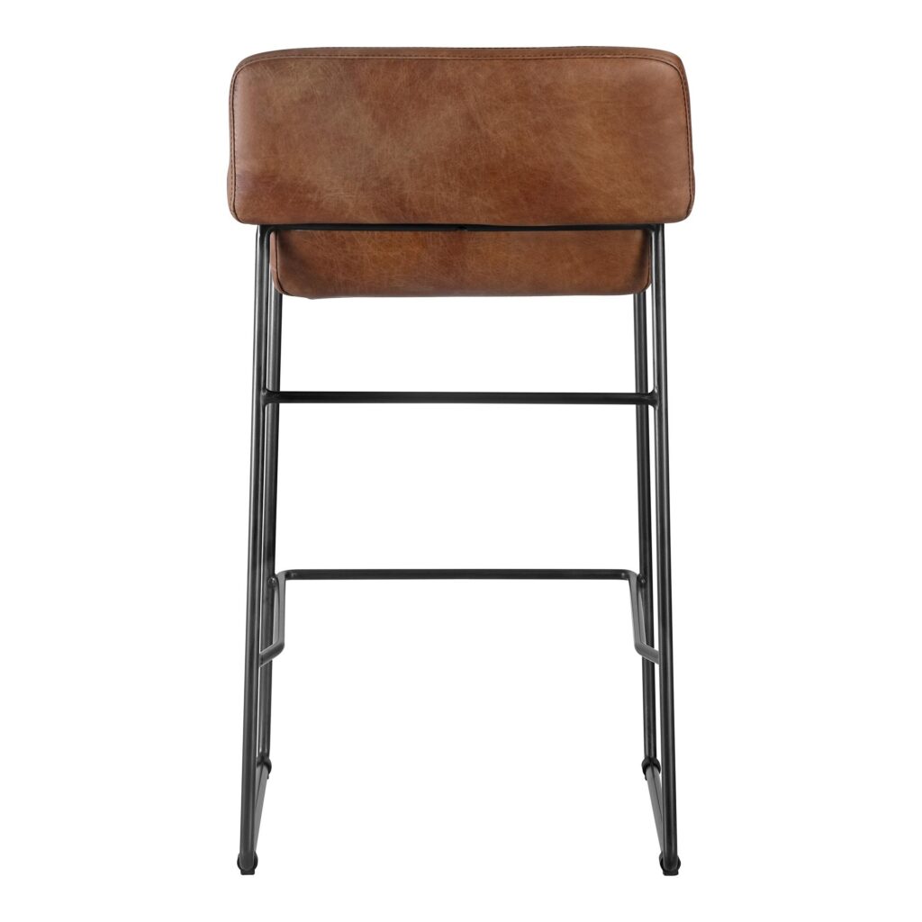 Starlet Counter Stool Open Road Brown Leather (Set of 2) - Image 7